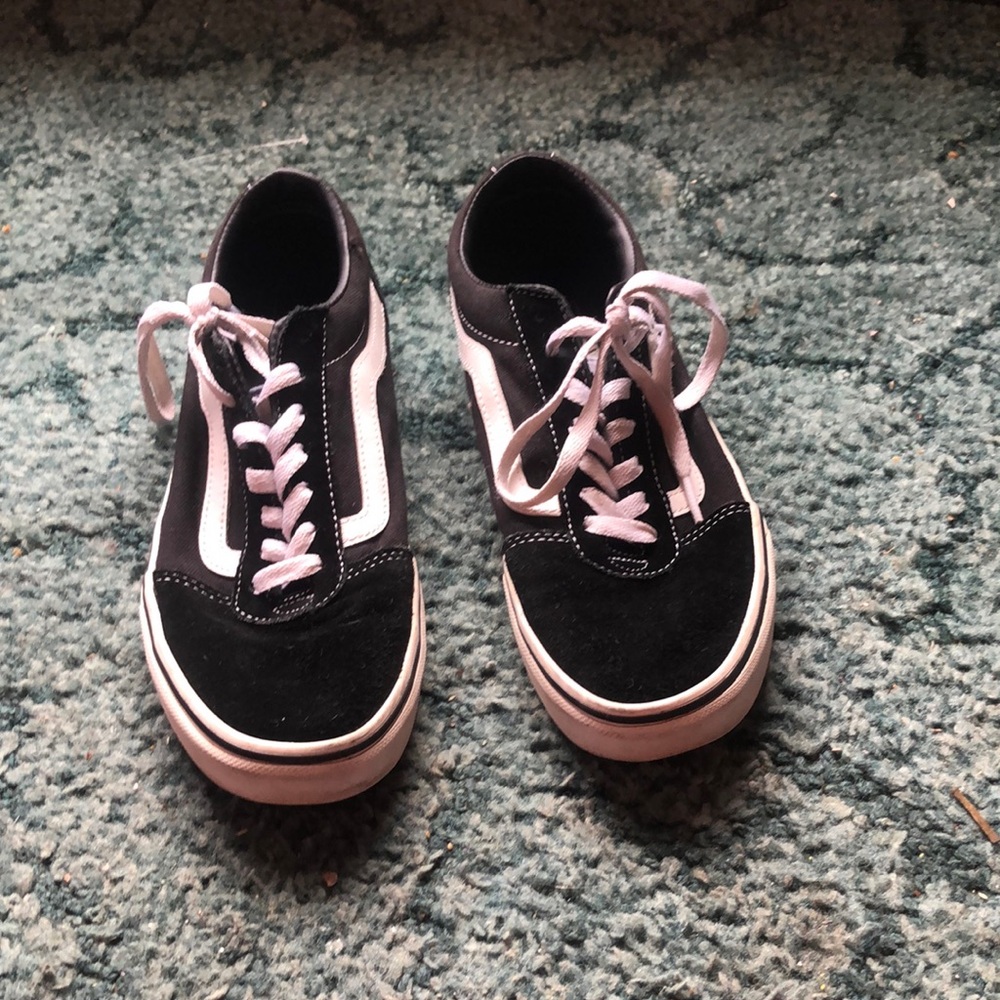 Vans Black and White Sneakers